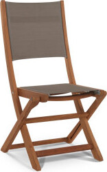 Rosecliff Heights Crider Stella Teak Outdoor Dining Folding Chair
