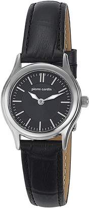 Pierre Cardin Women's Quartz Watch with Black Dial Analogue Display and Silver Stainless Steel Bracelet PC104822S05