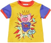 Thumbnail for your product : Dolce & Gabbana King Pig Print Cotton Jersey T-shirt