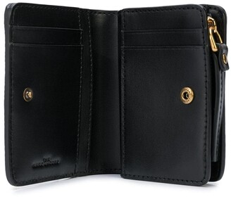 Marc Jacobs The Metallic Textured Box mini compact wallet