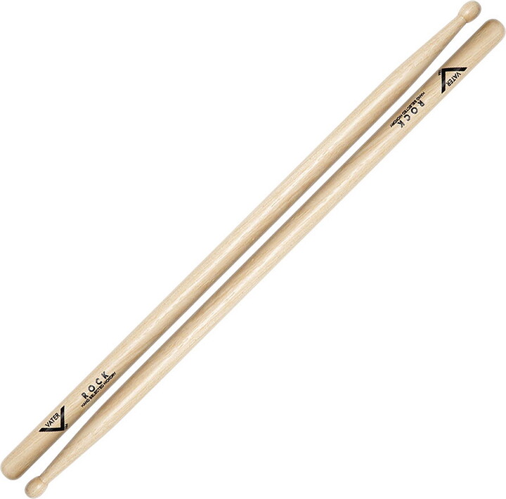 Vater VHRW Wood Tip Hickory Rock Drumsticks