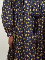 Thumbnail for your product : Undercover Floral-print Hooded Cotton Parka - Womens - Navy Multi