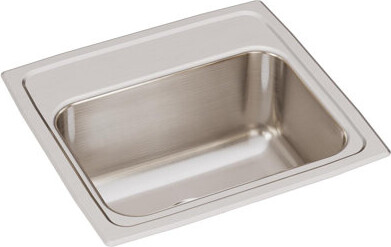 Elkay Lustertone 17" L x 16" W Drop-In Kitchen Sink