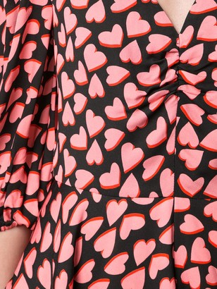 Rebecca Vallance Hotel Beau heart-print dress