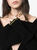 Thumbnail for your product : Bottega Veneta asymmetric V-neck knit top