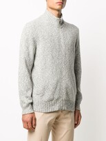 Thumbnail for your product : Brunello Cucinelli Rib-Trimmed Knitted Cardigan
