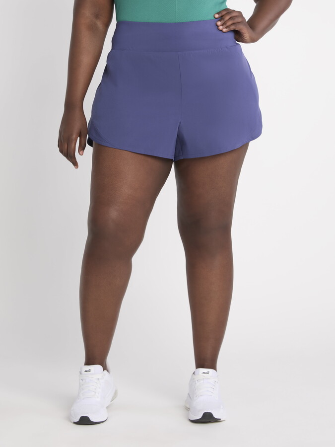 Avia Women’s and Women’s Plus Compression Waist Running Shorts, Sizes XS-4X