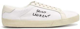Saint Laurent Court Classic low-top leather trainers