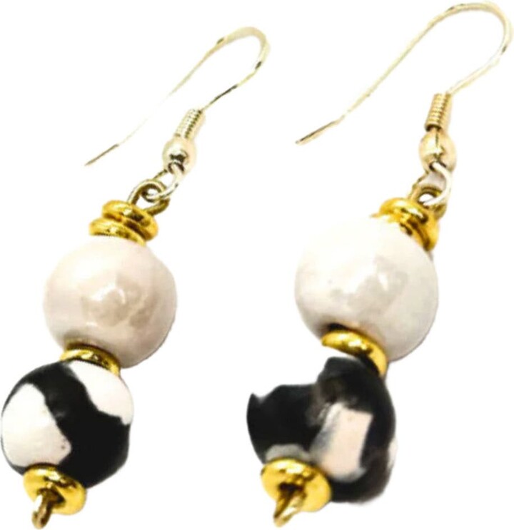 Kazuri Twilight Collection - Sefone Earrings