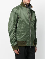 Thumbnail for your product : Sacai hybrid collar bomber jacket