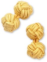 Thumbnail for your product : Charles Tyrwhitt Gold silk knot cuff links