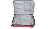 Thumbnail for your product : Linea Shell red 4 wheel hard large suitcase