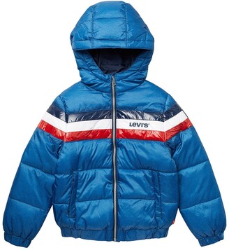 levi's cropped puffer jacket