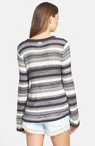Thumbnail for your product : Billabong 'Bent Waves' Stripe V-Neck Pullover (Juniors)