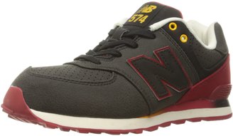 New Balance Youths 574 Classic Brown Leather Trainers 4.5 US
