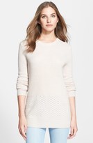Thumbnail for your product : Equipment Mixed Knit Wool & Cashmere Crewneck Sweater