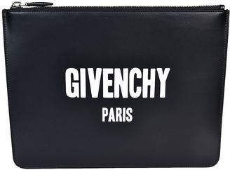 Givenchy Logo Print Clutch