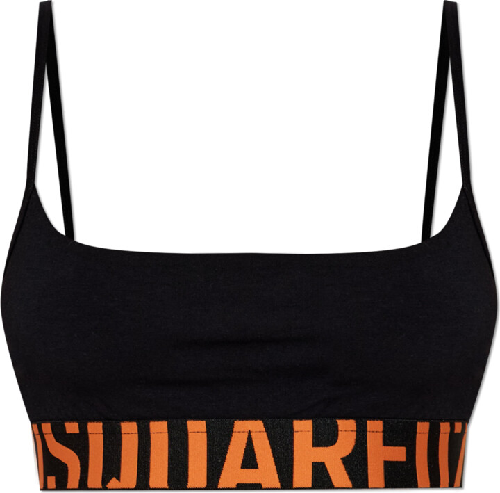 DSQUARED2 Top With Logo  - Black