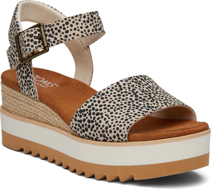 Toms Diana Platform Wedge Sandal
