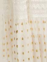 Thumbnail for your product : Temperley London Wondering Lace-insert Fil Coupe Chiffon Midi Skirt - Womens - White