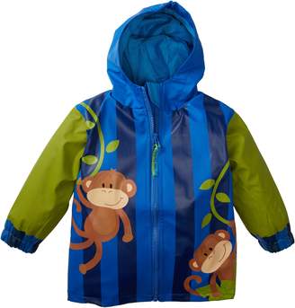 Stephen Joseph Little Boys' Monkey Rain Coat
