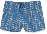 Thumbnail for your product : Dolce & Gabbana Short-Length Swordfish-Print Swim Shorts