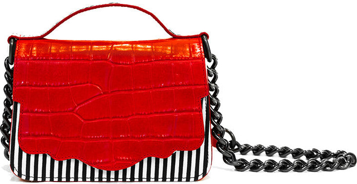 Thale Blanc - Audreyette Mini Double In Red - ShopStyle Shoulder Bags