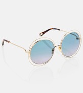 Thumbnail for your product : Chloé Carlina round sunglasses
