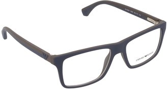 Giorgio Armani Emporio EA3034 Eyeglasses-5230 Blue/Rubber Brown-mm