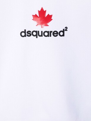 DSQUARED2 Kids Logo-Print Cotton Hoodie
