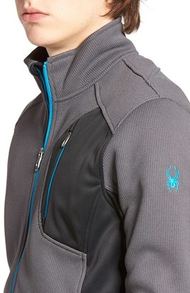 Spyder Men's Lightweight Colorblocked Zip-Up Jacket