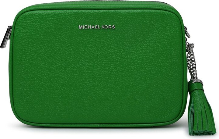 MICHAEL KORS JADE EXTRA SMALL LEATHER CROSSBODY BAG - BRIGHT RED • Voisins  Department Store