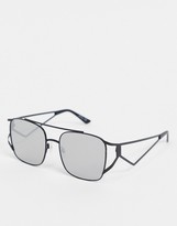 Thumbnail for your product : Jeepers Peepers black frame sunglasses