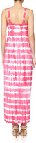 Thumbnail for your product : Neiman Marcus Tie Dyed Braided Maxi Dress, Pink/White