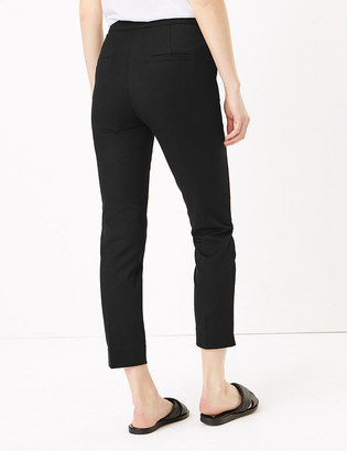 Marks and Spencer Mia Slim Cotton Trousers