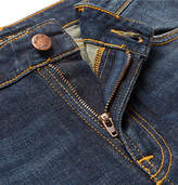 Thumbnail for your product : Nudie Jeans Skinny Lin Distressed Organic Stretch-Denim Jeans