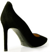 Thumbnail for your product : Roberto Festa 10005 - Suede Wavy Tapered Pumps in Black