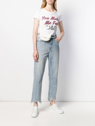 Dolce & Gabbana glitter-slogan T-shirt
