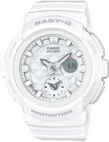 Thumbnail for your product : Baby-G Studded Dial White Strap Watch