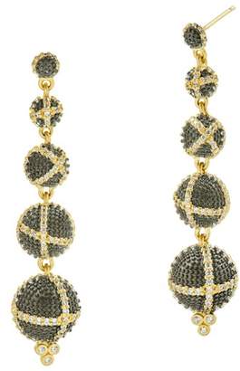 Freida Rothman Textured Ornaments Bon Bon Drop Earrings
