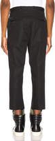 Thumbnail for your product : Rick Owens Slim Cropped Astaire in Black | FWRD