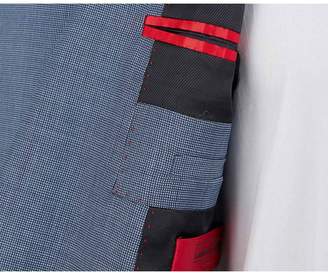 HUGO Arti 82 Textured Weave Jacket Colour: BLUE, Size: 38