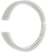 Thumbnail for your product : Judith Ripka 1/4 CT TW Diamond and Sterling Silver Bangle Bracelet