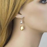 Thumbnail for your product : 18K Two-Tone Vermeil and Pure Silver Earrings by Ax Jewelry