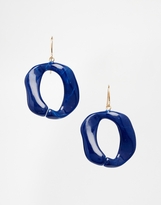 Thumbnail for your product : Kenneth Jay Lane Colored Hoop Drop Earrings