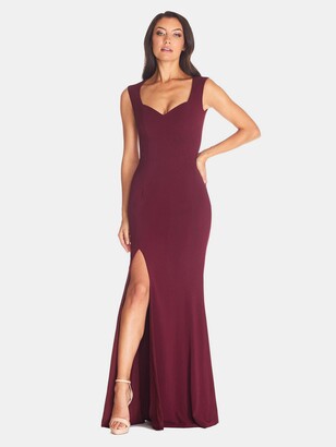 dress the population burgundy
