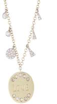 Thumbnail for your product : Meira T 14K Yellow Gold Diamond Charm Necklace - 0.19 ctw