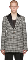 Thumbnail for your product : Loewe Black and White 2Bt Houndstooth Jacket