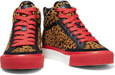 Thumbnail for your product : Rag & Bone Army High Leopard-print Suede High-top Sneakers