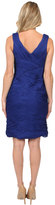 Thumbnail for your product : Sue Wong Ruched Beaded V-Neck Dress in Sapphire